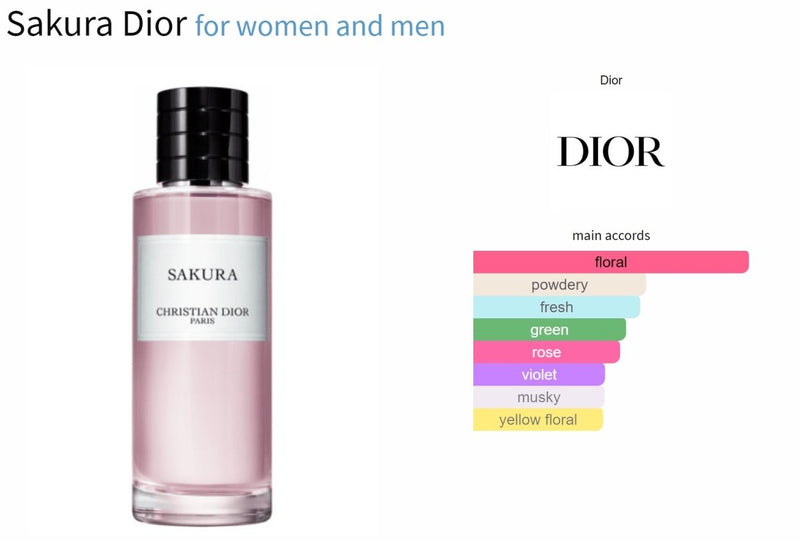 Sakura Dior for women and men Decant Samples - Vytrix