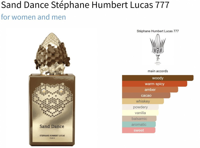 Sand Dance Stéphane Humbert Lucas 777 for women and men - Vytrix