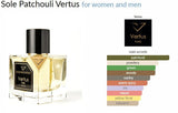 Sole Patchouli Vertus for women and men Decant Samples - Vytrix