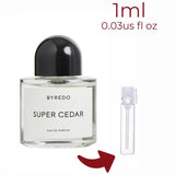 Super Cedar Byredo for women and men Decant Fragrance Samples - Vytrix