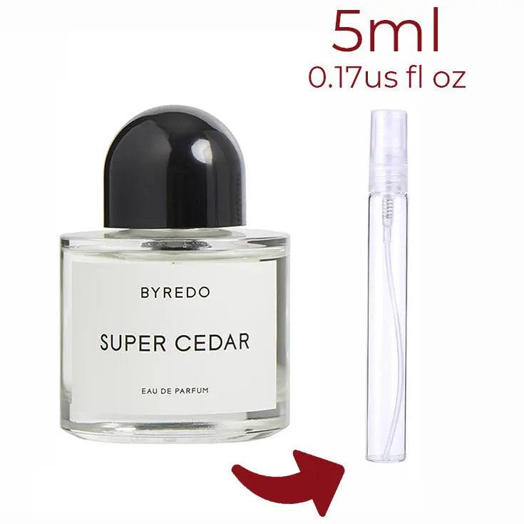 Super Cedar Byredo for women and men Decant Fragrance Samples - Vytrix