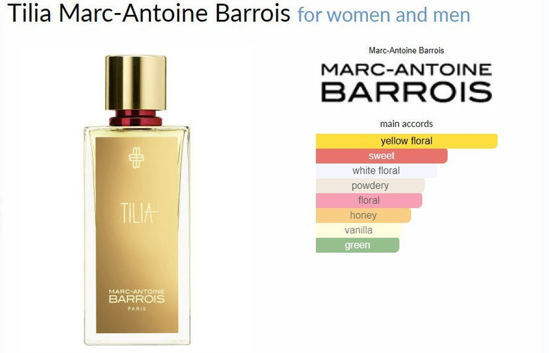 Tilia Marc - Antoine Barrois for women and men Decant Samples - Vytrix