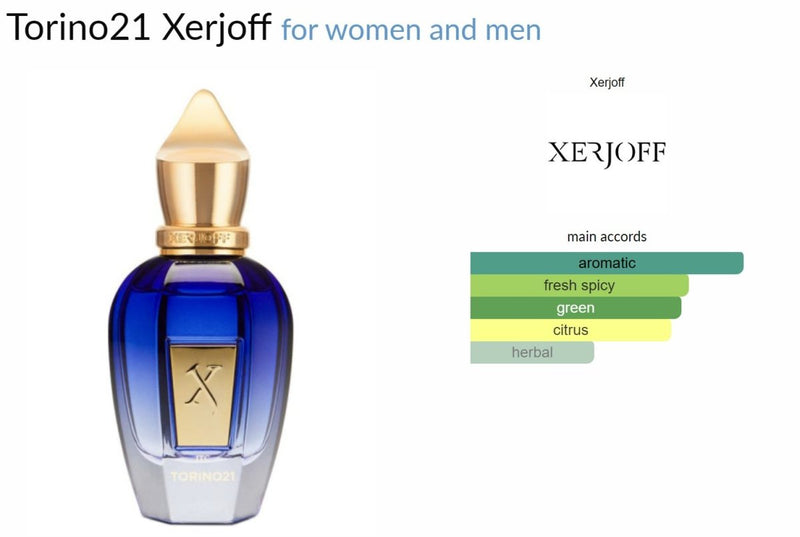 Torino21 Xerjoff for women and men Decant Samples - Vytrix