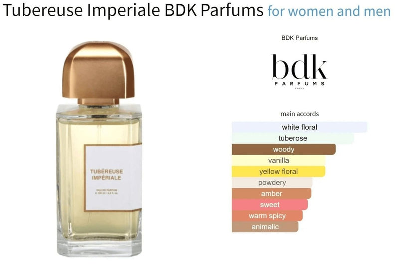 Tubereuse Imperiale BDK Parfums for women and men Decant Fragrance Samples - Vytrix