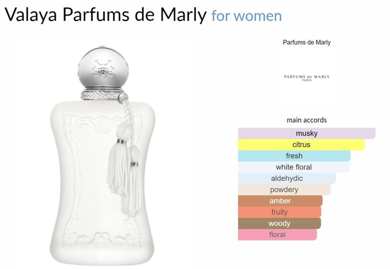 Valaya Parfums de Marly for women Decant Samples - Vytrix