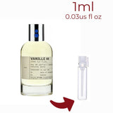 Vanille 44 Paris Le Labo for women and men Sample Fragrance Decant Fragrance Samples - Vytrix