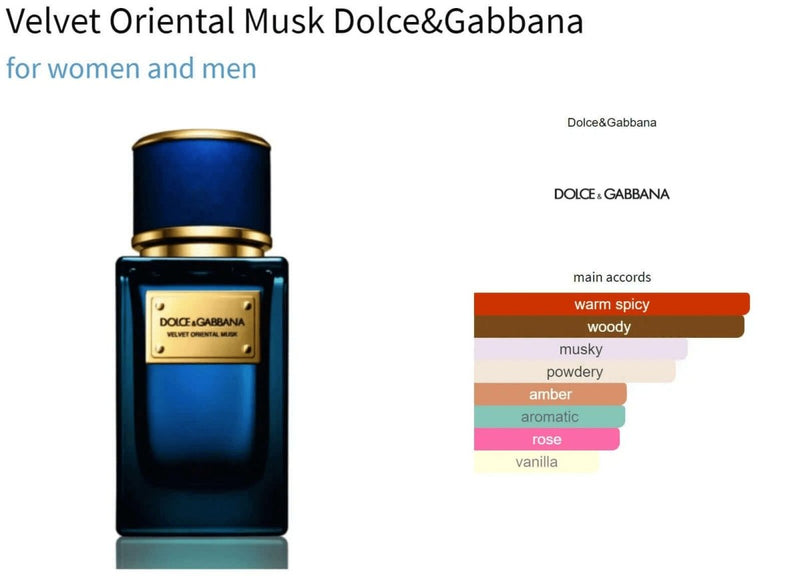 Velvet Oriental Musk Dolce&Gabbana for women and men Decant Fragrance Samples - Vytrix