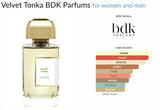 Velvet Tonka BDK Parfums for women and men Decant Samples - Vytrix