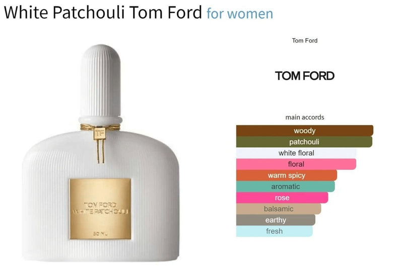 White Patchouli Tom Ford for women Decant Fragrance Samples - Vytrix